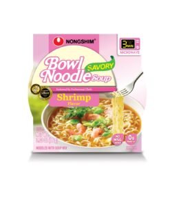 Paldo Bowl Noodle Soup, Shrimp Flavor