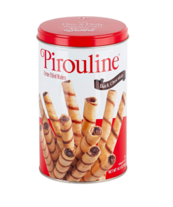 Gaufrettes roulées Pirouline, chocolat noir 92g