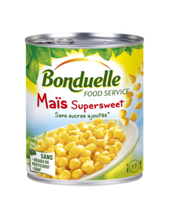 Maïs doux Supersweet en grains sous-vide en boîte