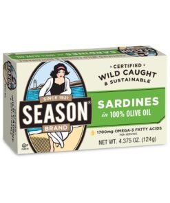 Season Skinless & Boneless Sardines in Oil, 4.375-Ounce